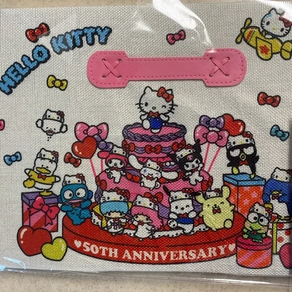 Hello Kitty and friends gift basket Sanrio storage bin organizer laundry plush - Picture 4 of 6